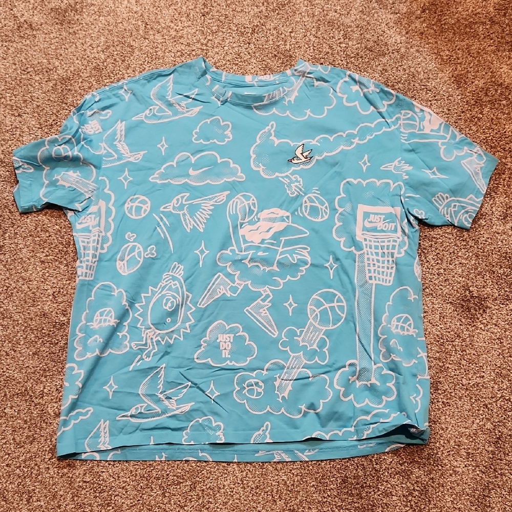 Blue Graphic T-Shirt